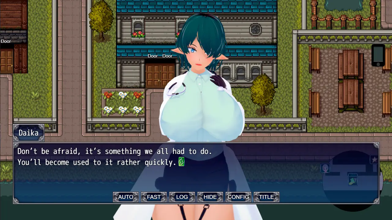 Blessing of the Elven Village gameplay screenshot 3 (Ren'Py adult game) by DragonMommyRhea – free download