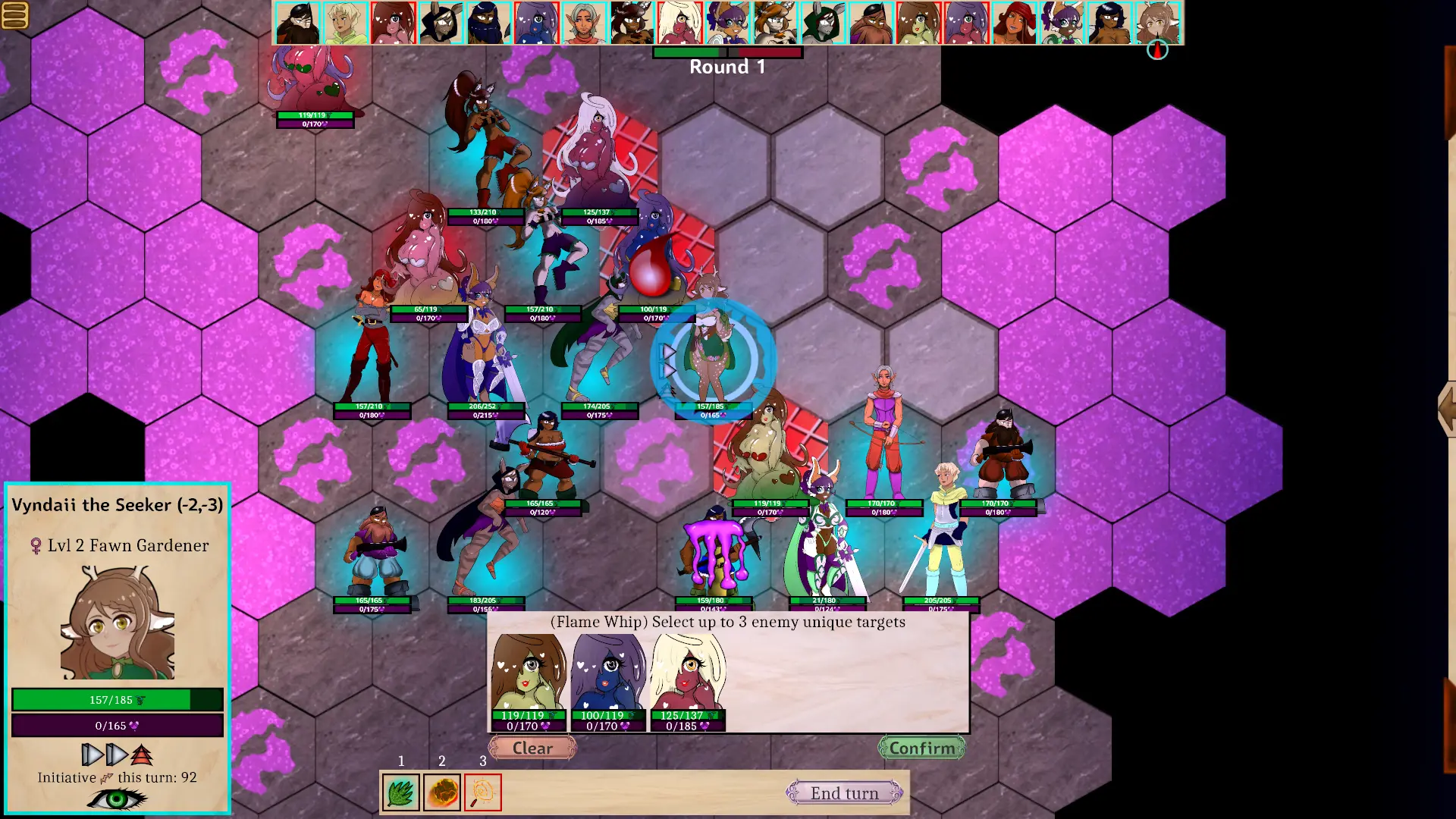 The Restoration of Aphrodisia gameplay screenshot 1 (Ren'Py adult game) by Blue Fairy Media Games – free download