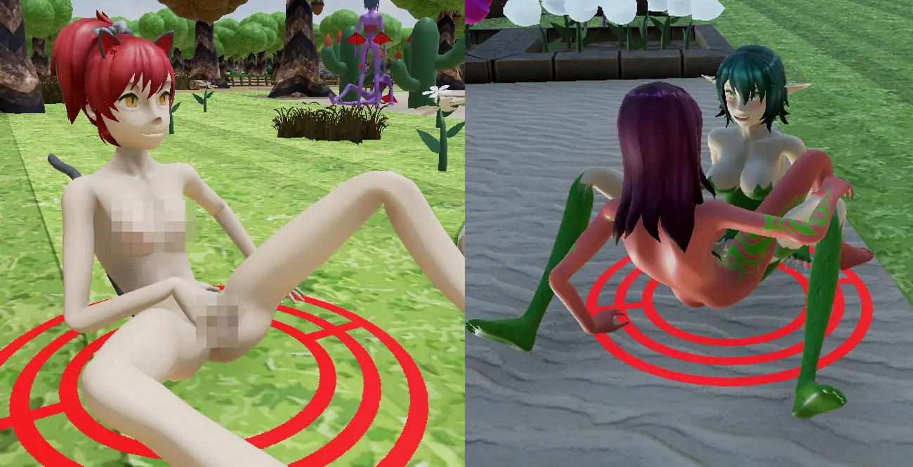 Monster Girl Garden gameplay screenshot 2 (Ren'Py adult game) by Noxious Games – free download
