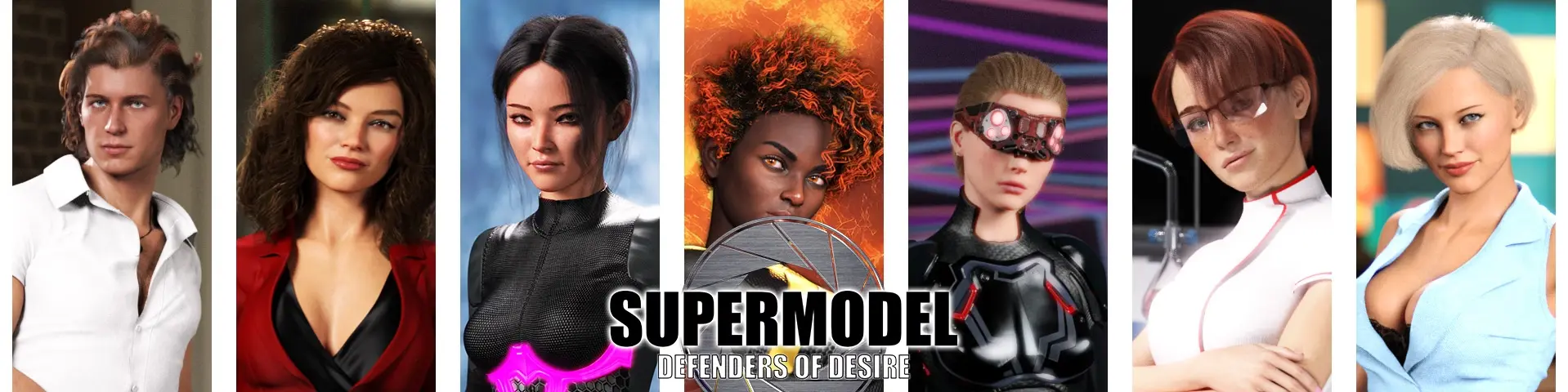 Supermodel: Defenders of Desire cover Update 10 - 1.10.0 – Ren'Py adult game by Belle free download