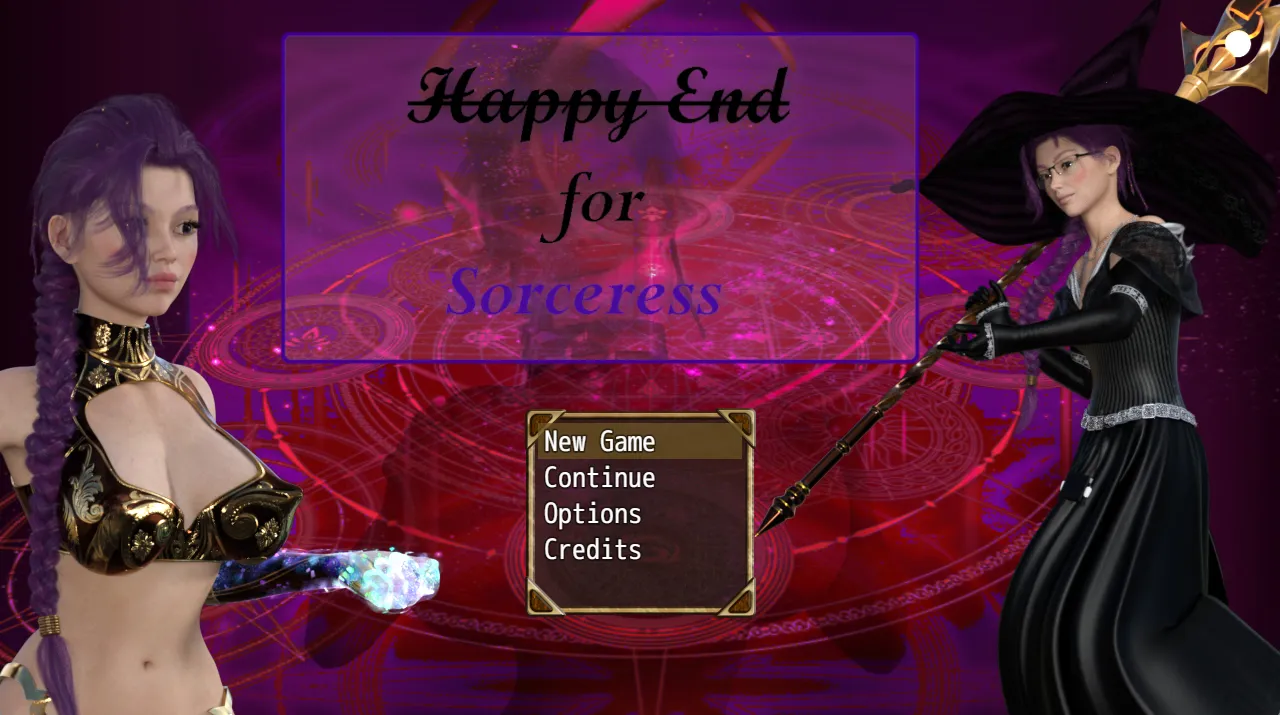 Happy End for Sorceress cover 0.19 Public – Ren'Py adult game by QuiverQ free download