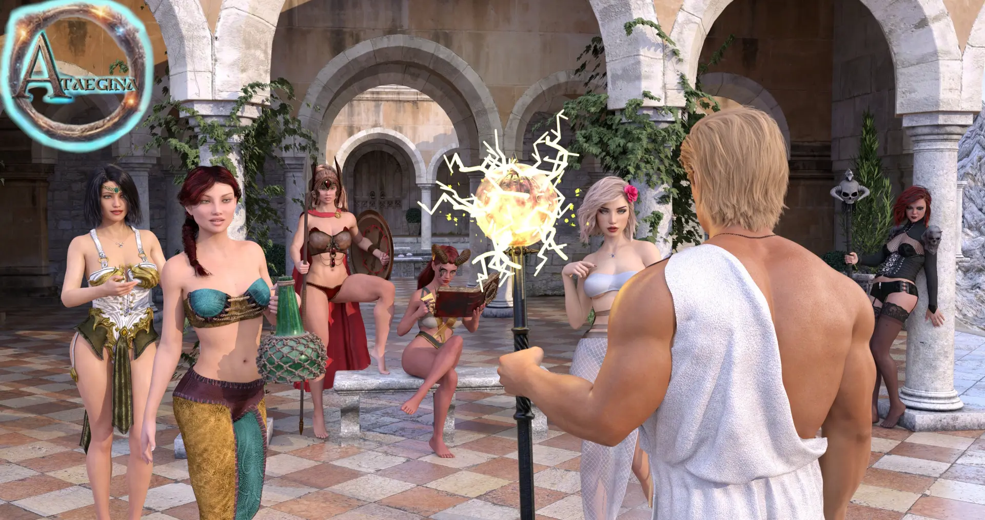Ataegina Remaster gameplay screenshot 22 (Ren'Py adult game) by Kthulian – free download