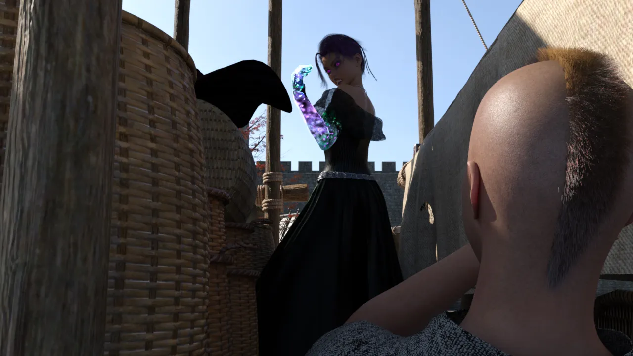 Happy End for Sorceress gameplay screenshot 6 (Ren'Py adult game) by QuiverQ – free download