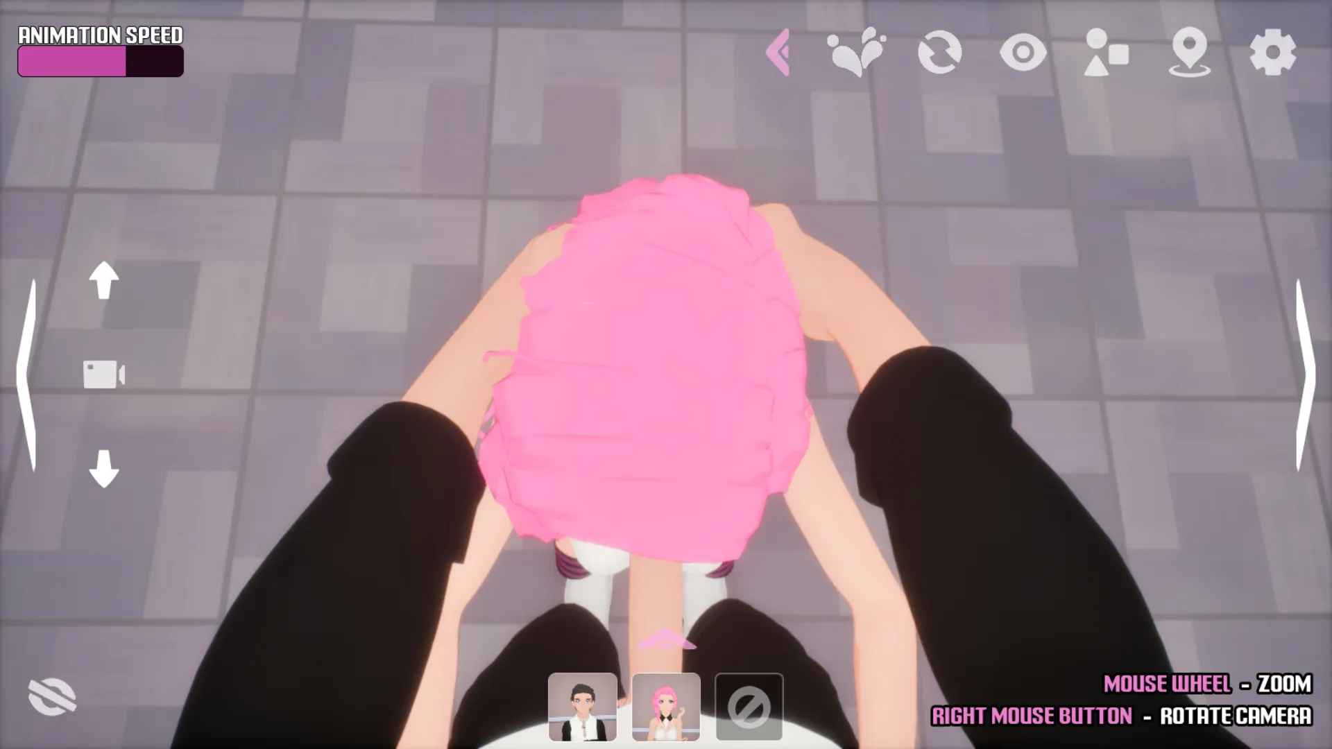 Just Sex gameplay screenshot 6 (Ren'Py adult game) by Fifty Five Games – free download