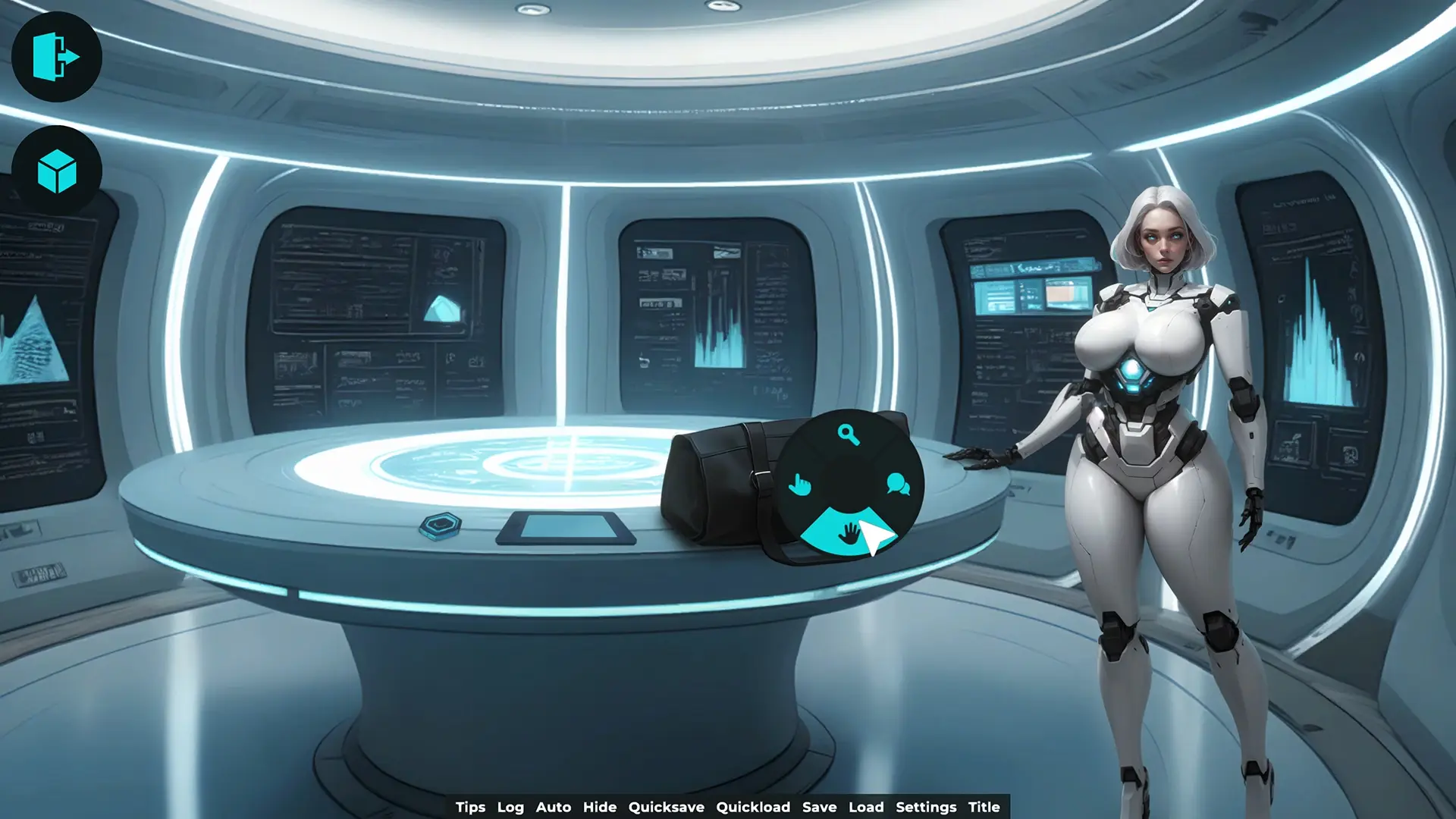 Erosphere gameplay screenshot 1 (Ren'Py adult game) by bdot.labs – free download
