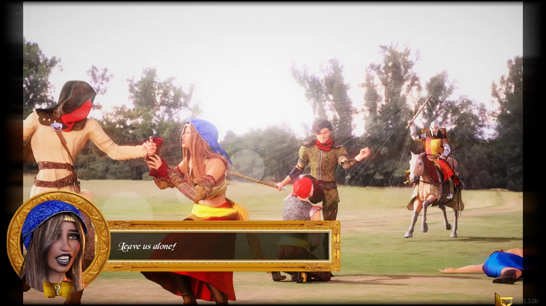 Battle for Luvia: Armored Romance gameplay screenshot 17 (Ren'Py adult game) by Seventh Vixen – free download