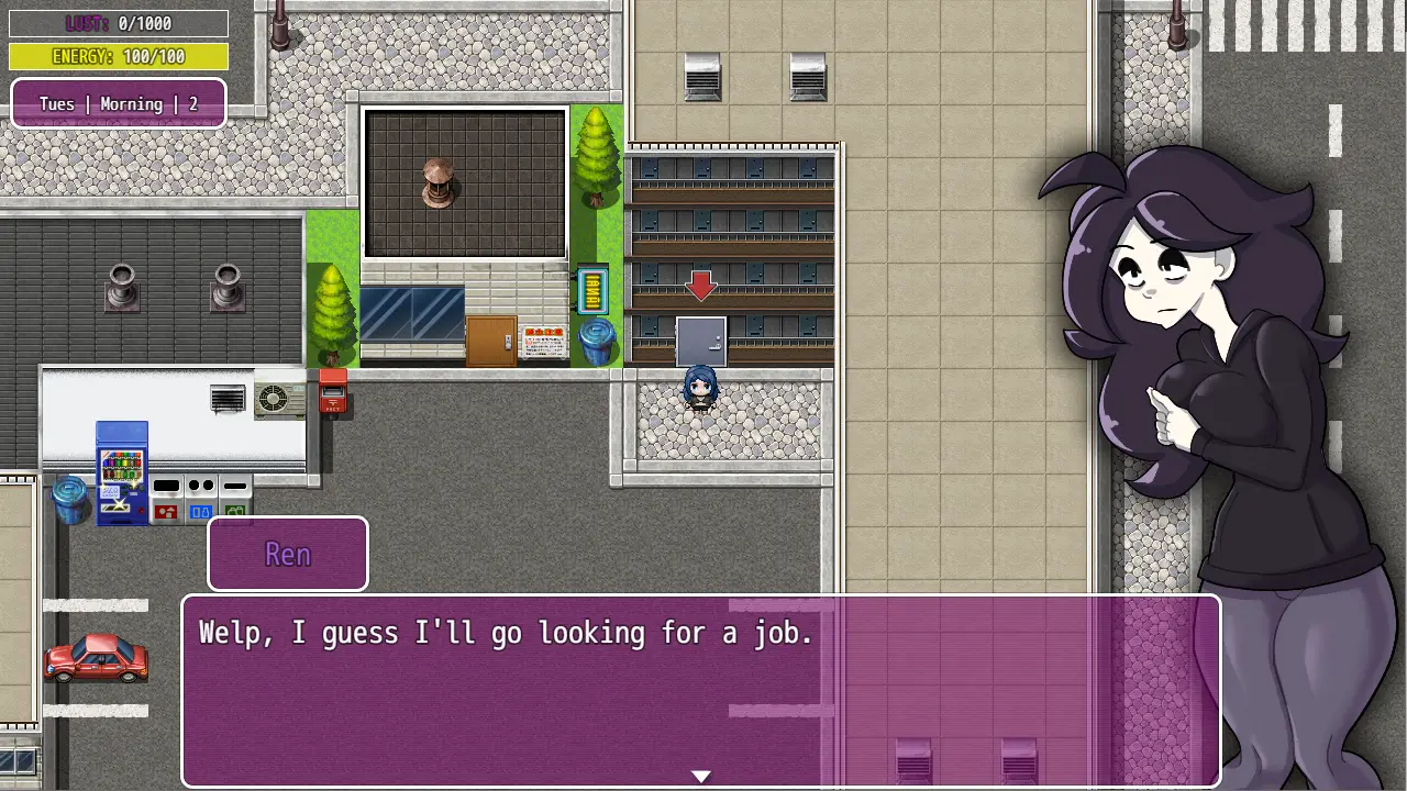 A Neet’s Adventure gameplay screenshot 5 (Ren'Py adult game) by Punkde – free download