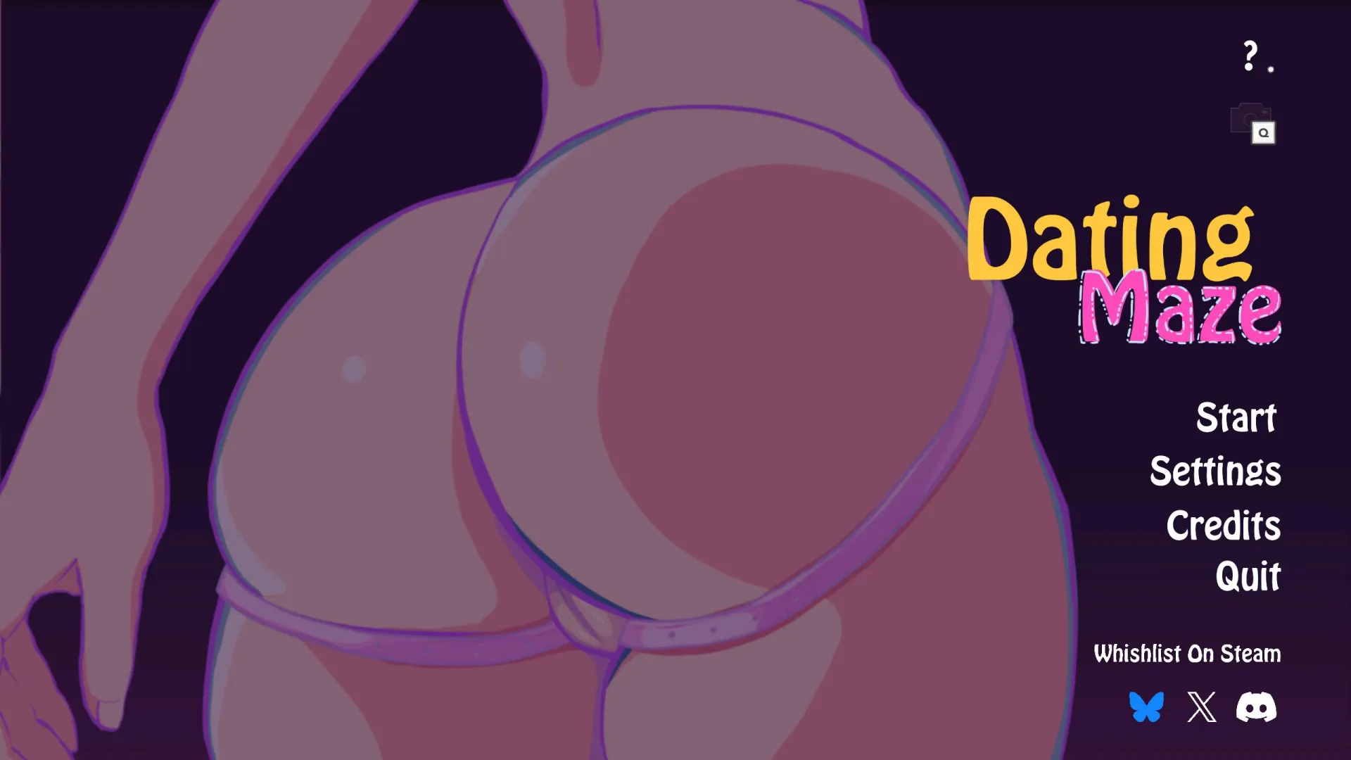 Dating Maze gameplay screenshot 2 (Ren'Py adult game) by JaezX – free download