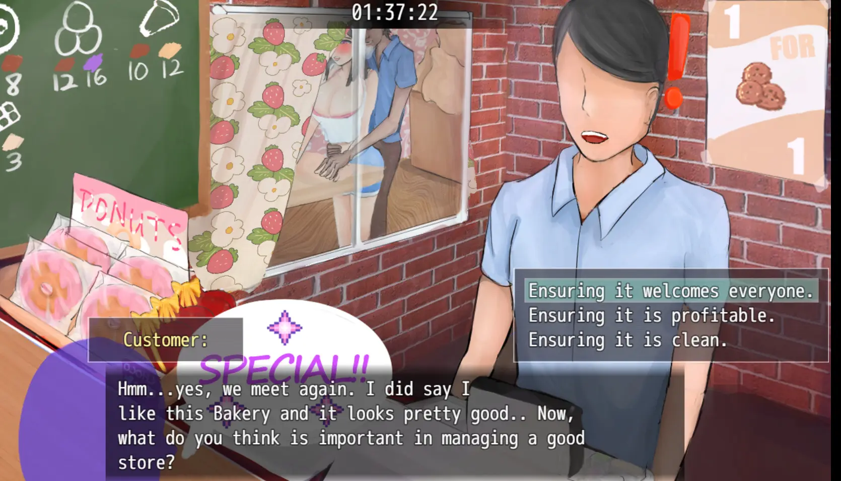 Summer Stolen Paradise gameplay screenshot 13 (Ren'Py adult game) by 7RKStudio – free download