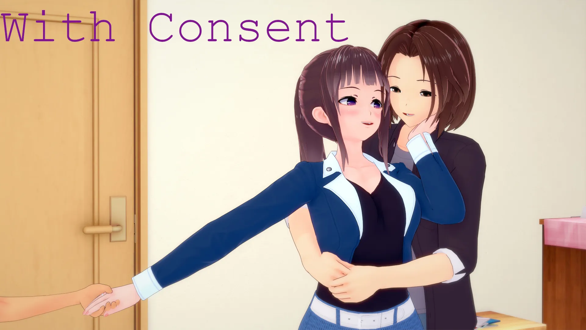 With Consent cover 5.1.0 – Ren'Py adult game by JayW-NTS free download
