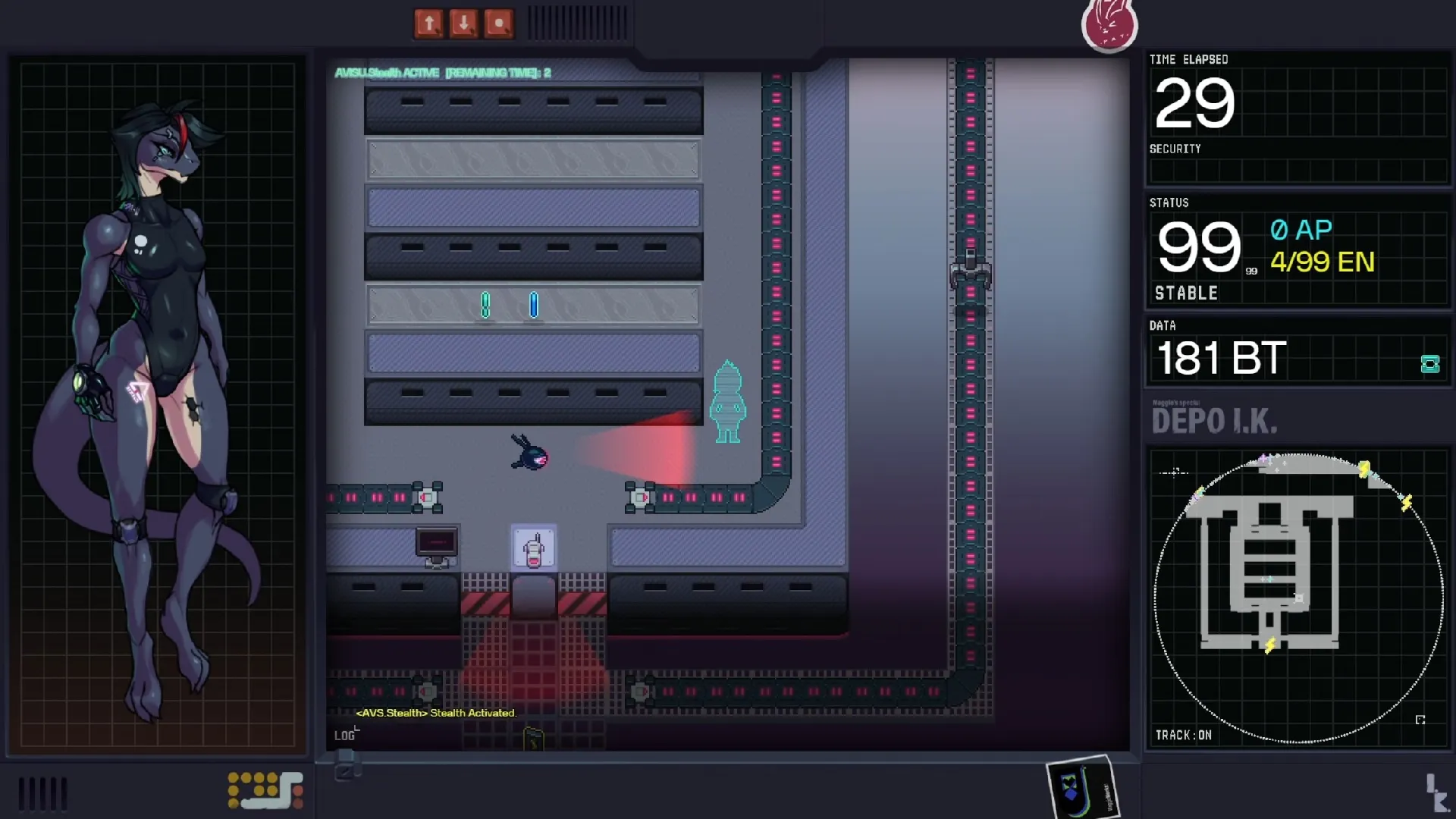 Snake:Byte gameplay screenshot 3 (Ren'Py adult game) by Grove Dev – free download