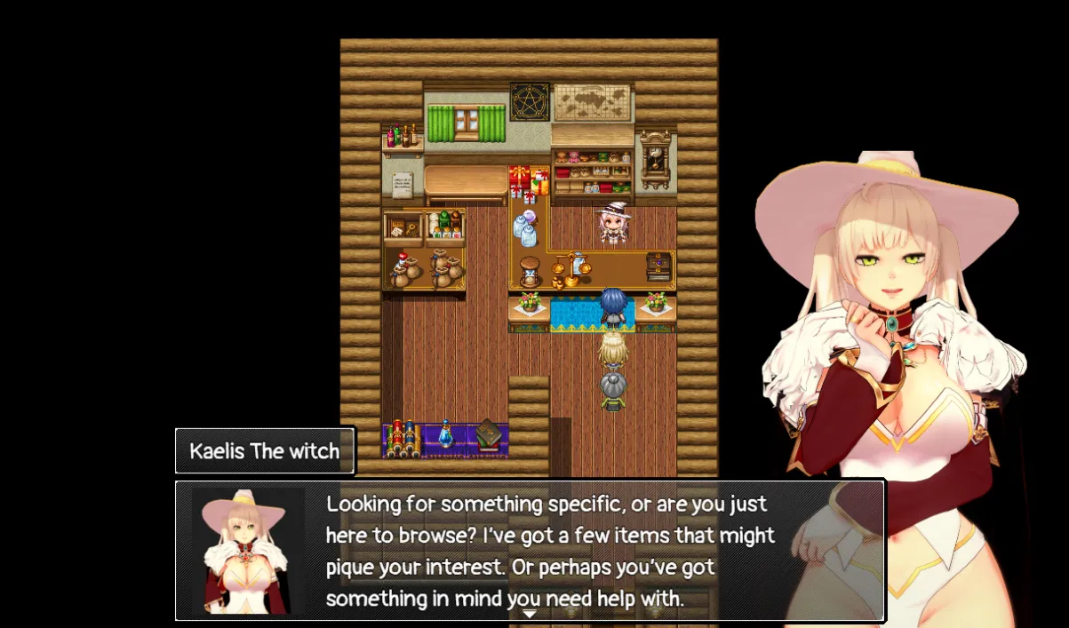 Duskthrone: The Forsaken Realm gameplay screenshot 5 (Ren'Py adult game) by SuckylittleD – free download