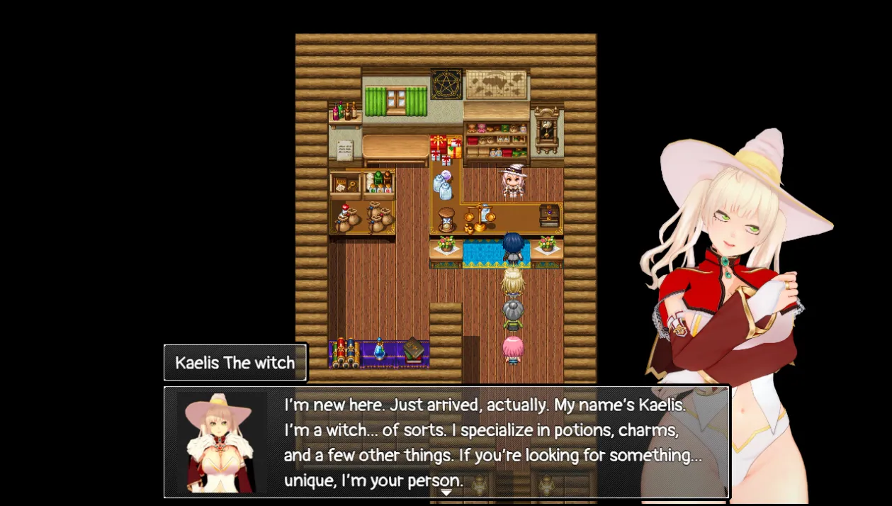 Duskthrone: The Forsaken Realm gameplay screenshot 13 (Ren'Py adult game) by SuckylittleD – free download