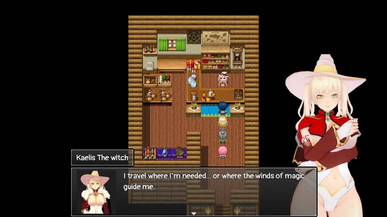 Duskthrone: The Forsaken Realm gameplay screenshot 16 (Ren'Py adult game) by SuckylittleD – free download