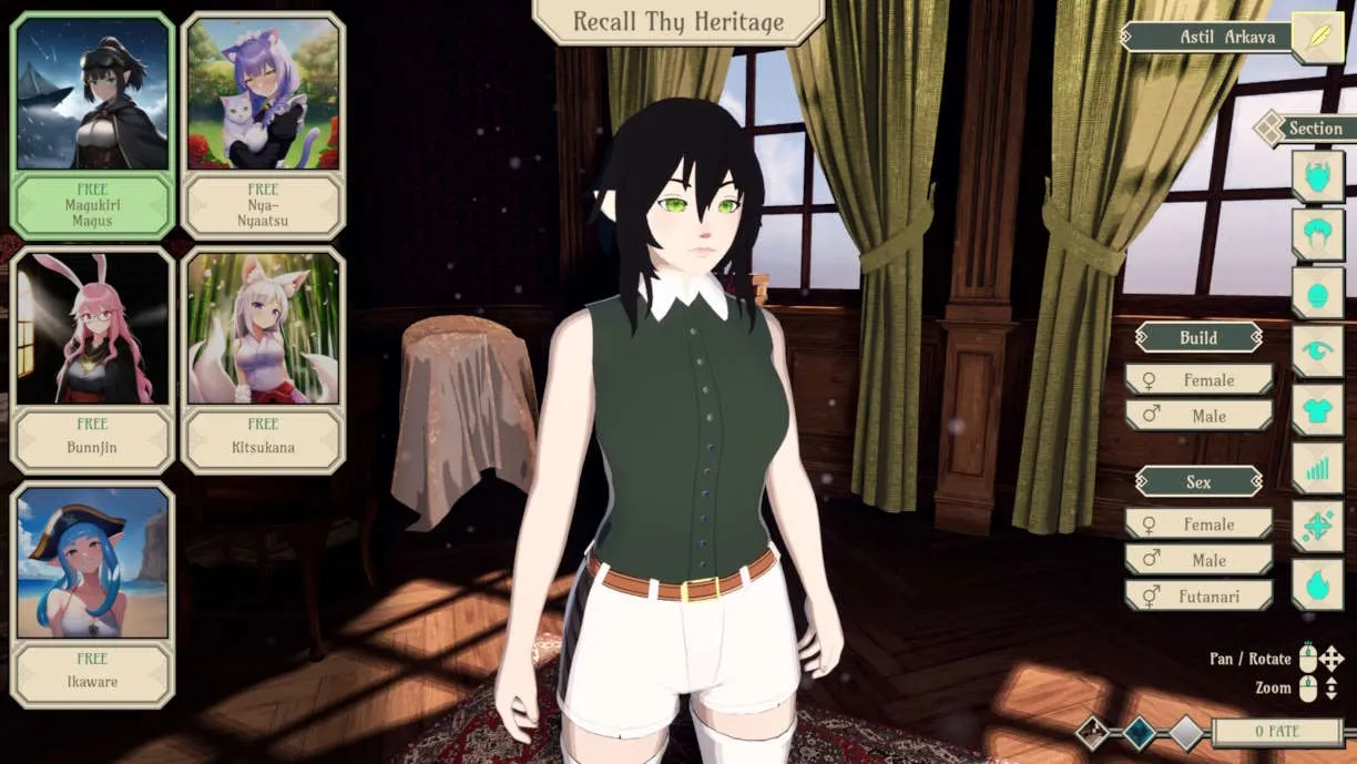 Arkavite gameplay screenshot 7 (Ren'Py adult game) by Rumi – free download