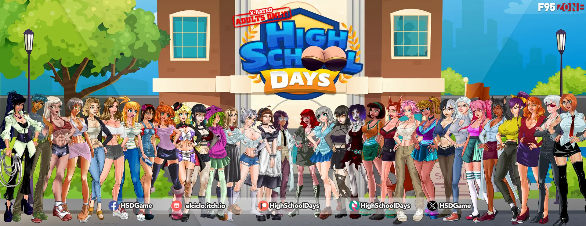 High School Days cover 0.291 – Ren'Py adult game by El Ciclo free download