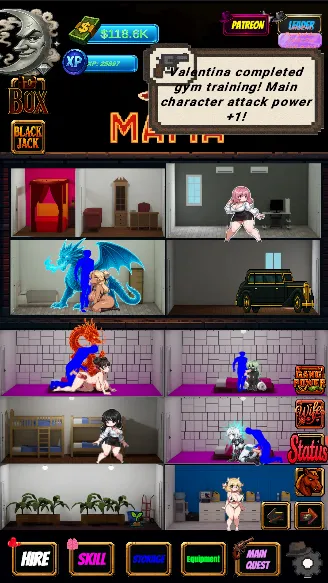 Vice Empire Tycoon gameplay screenshot 3 (Ren'Py adult game) by Serys Studio – free download