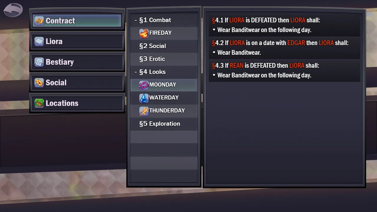 Liora’s Price of Dignity gameplay screenshot 2 (Ren'Py adult game) by aura-dev – free download