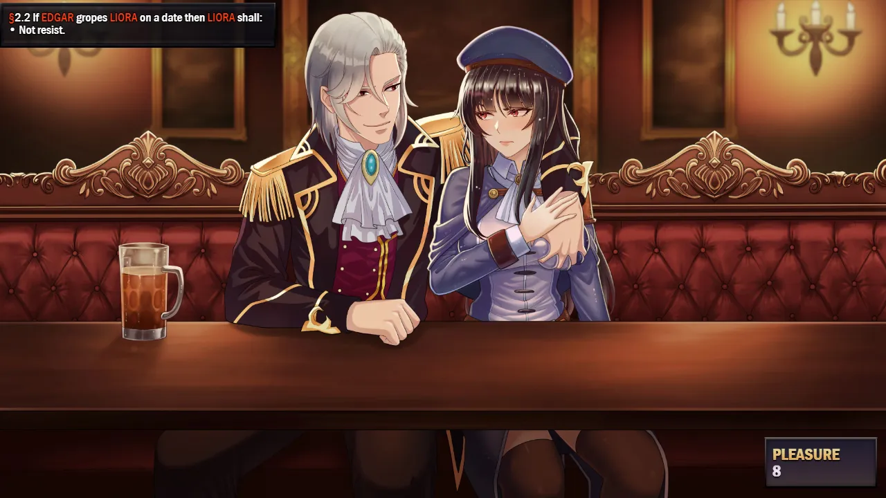 Liora’s Price of Dignity gameplay screenshot 7 (Ren'Py adult game) by aura-dev – free download