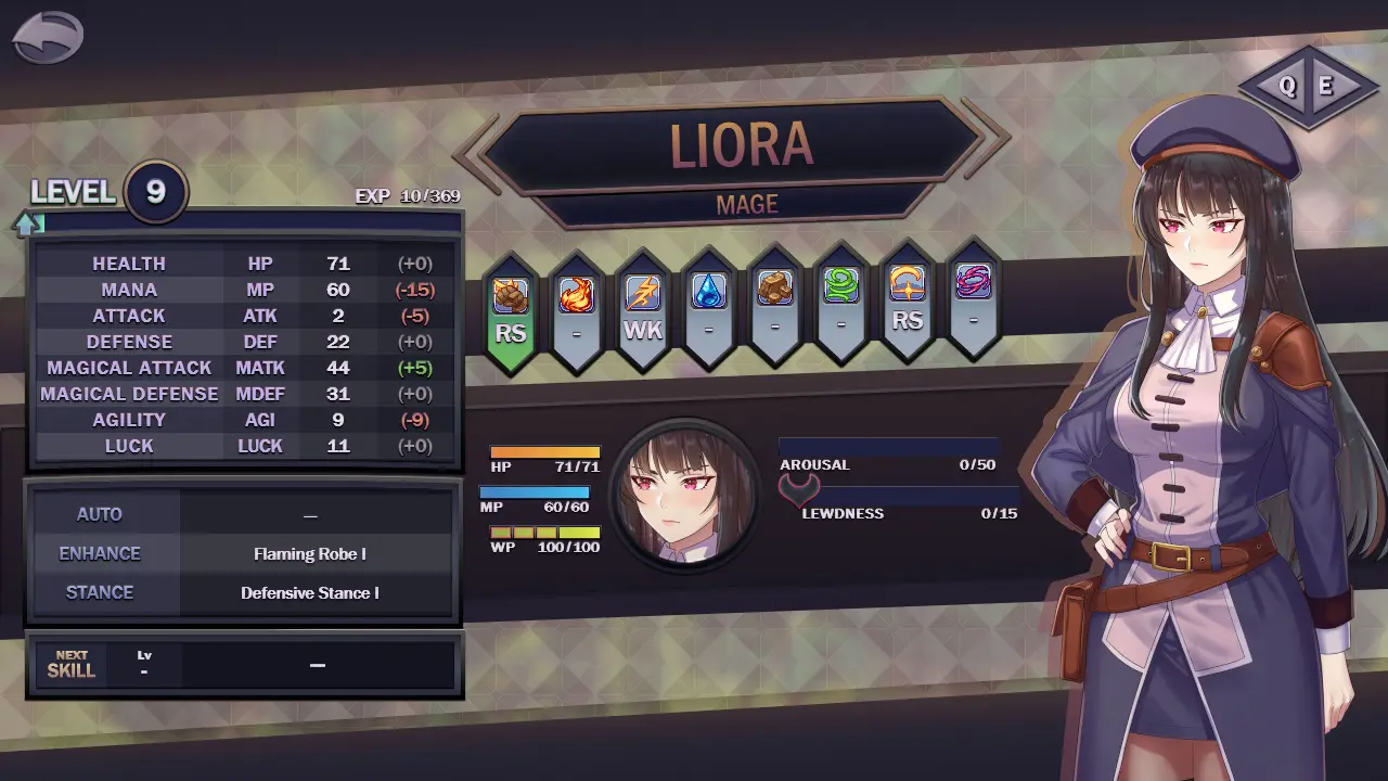 Liora’s Price of Dignity gameplay screenshot 13 (Ren'Py adult game) by aura-dev – free download