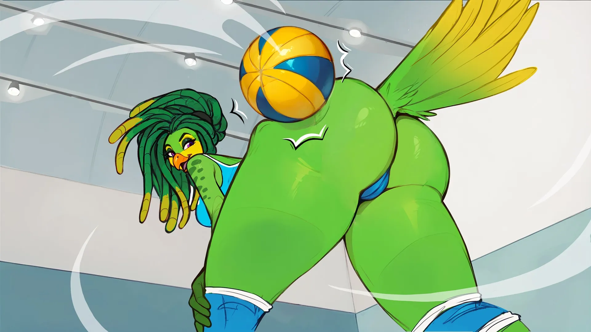 Sunset Angels gameplay screenshot 1 (Ren'Py adult game) by Catfish Studio – free download