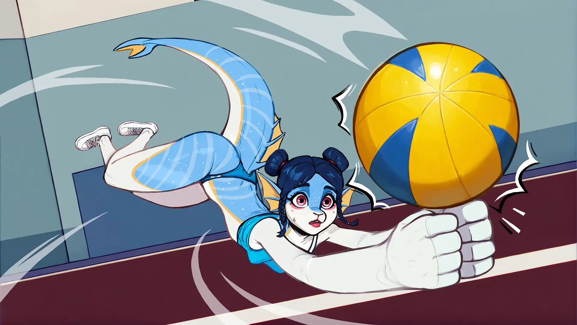 Sunset Angels gameplay screenshot 4 (Ren'Py adult game) by Catfish Studio – free download