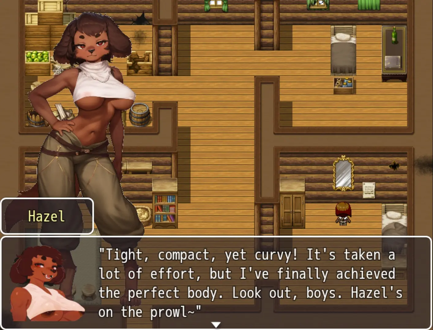 Famished, Hazel’s Journey gameplay screenshot 3 (Ren'Py adult game) by Famished – free download