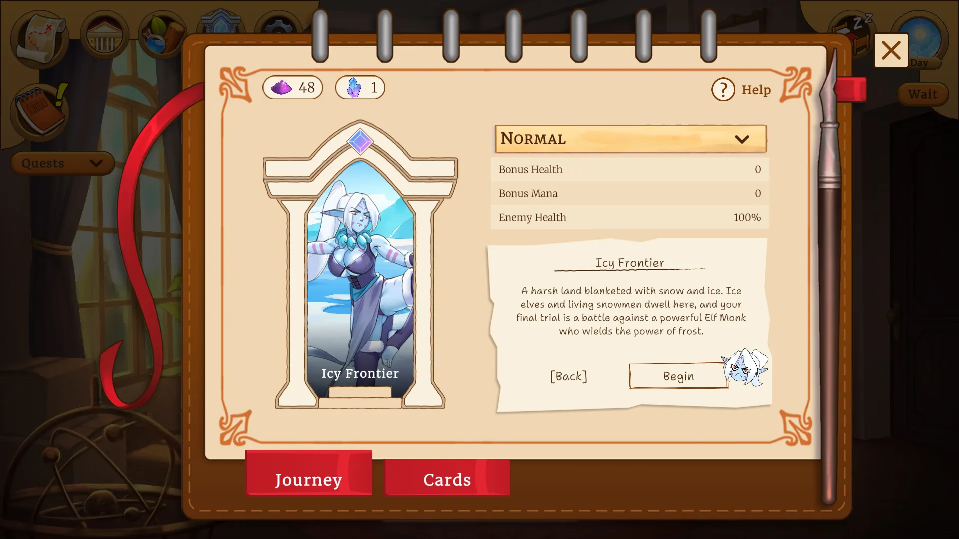Magic Academy gameplay screenshot 2 (Ren'Py adult game) by WildPear Games – free download