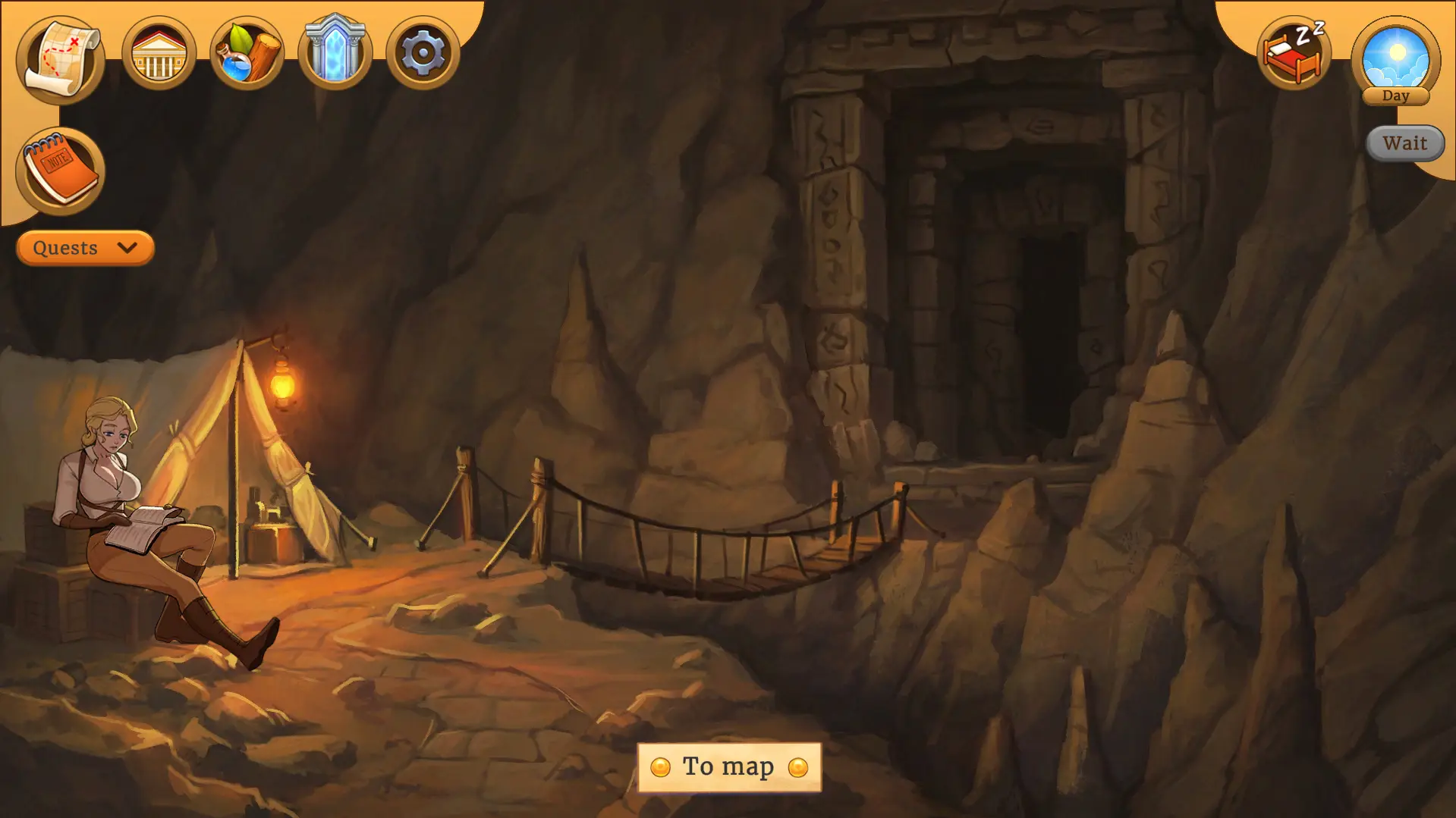 Magic Academy gameplay screenshot 4 (Ren'Py adult game) by WildPear Games – free download