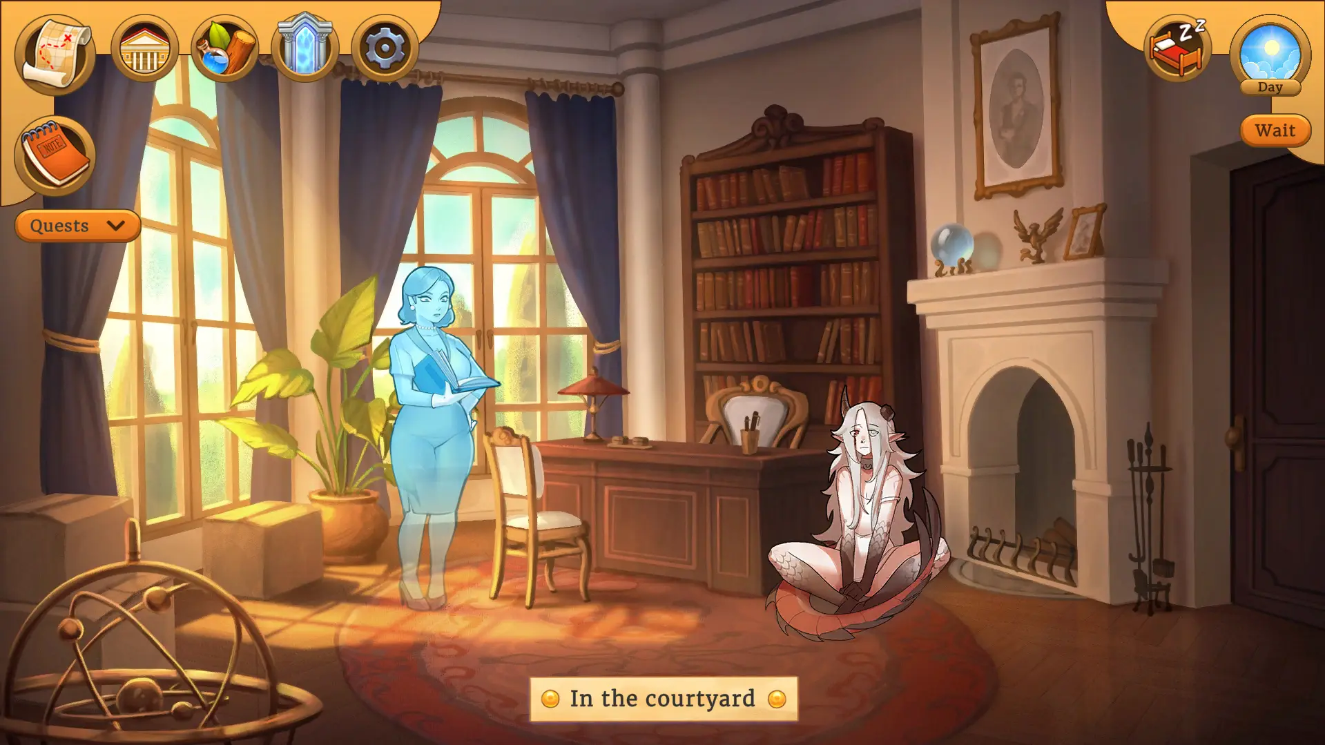 Magic Academy gameplay screenshot 6 (Ren'Py adult game) by WildPear Games – free download