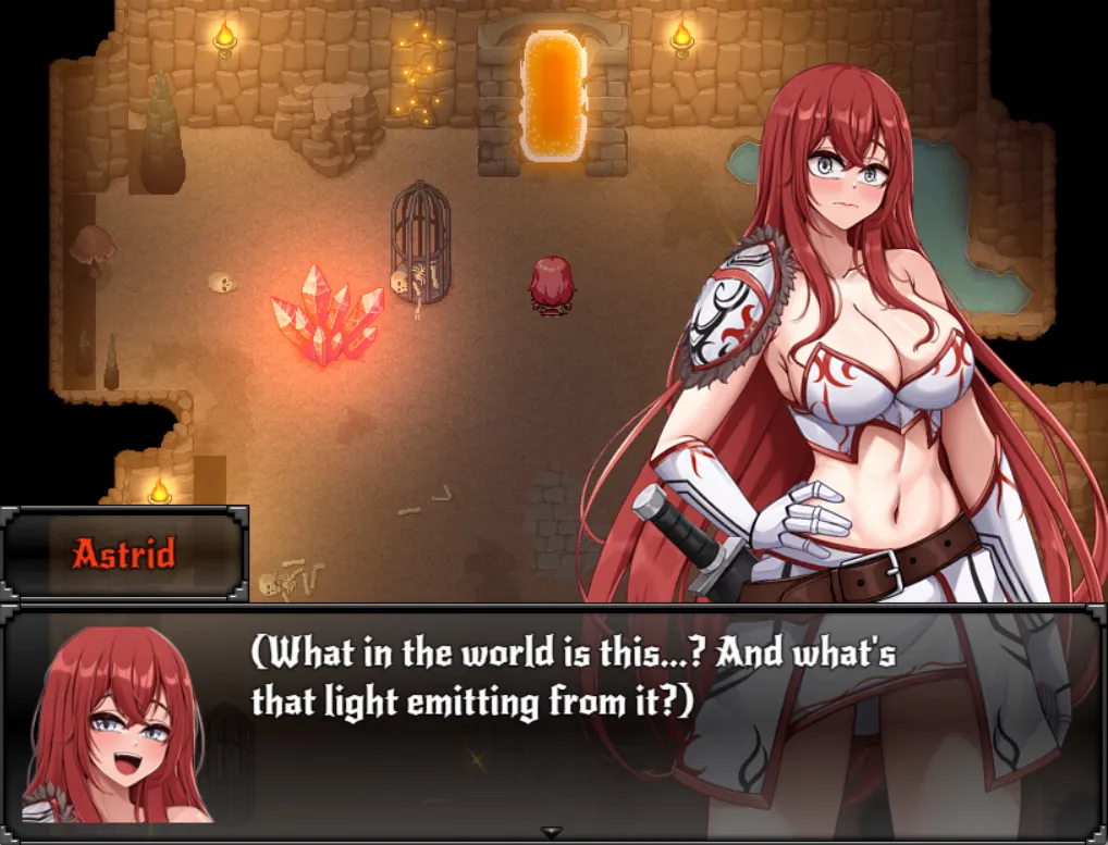 Astrid: Blade of Vallundra gameplay screenshot 9 (Ren'Py adult game) by OrenjiSlyce – free download