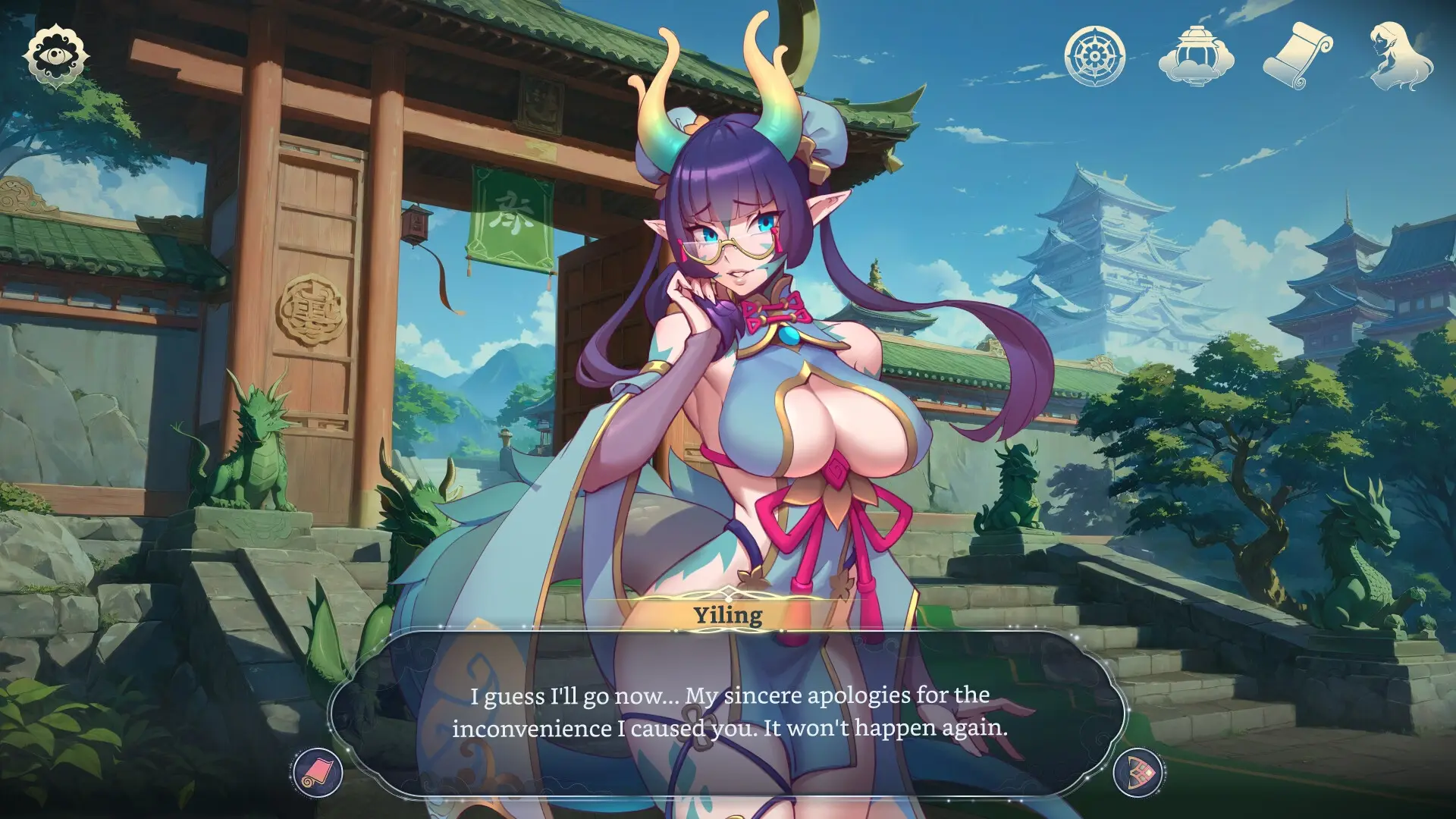 Harem Fantasy gameplay screenshot 13 (Ren'Py adult game) by Sweet buns – free download