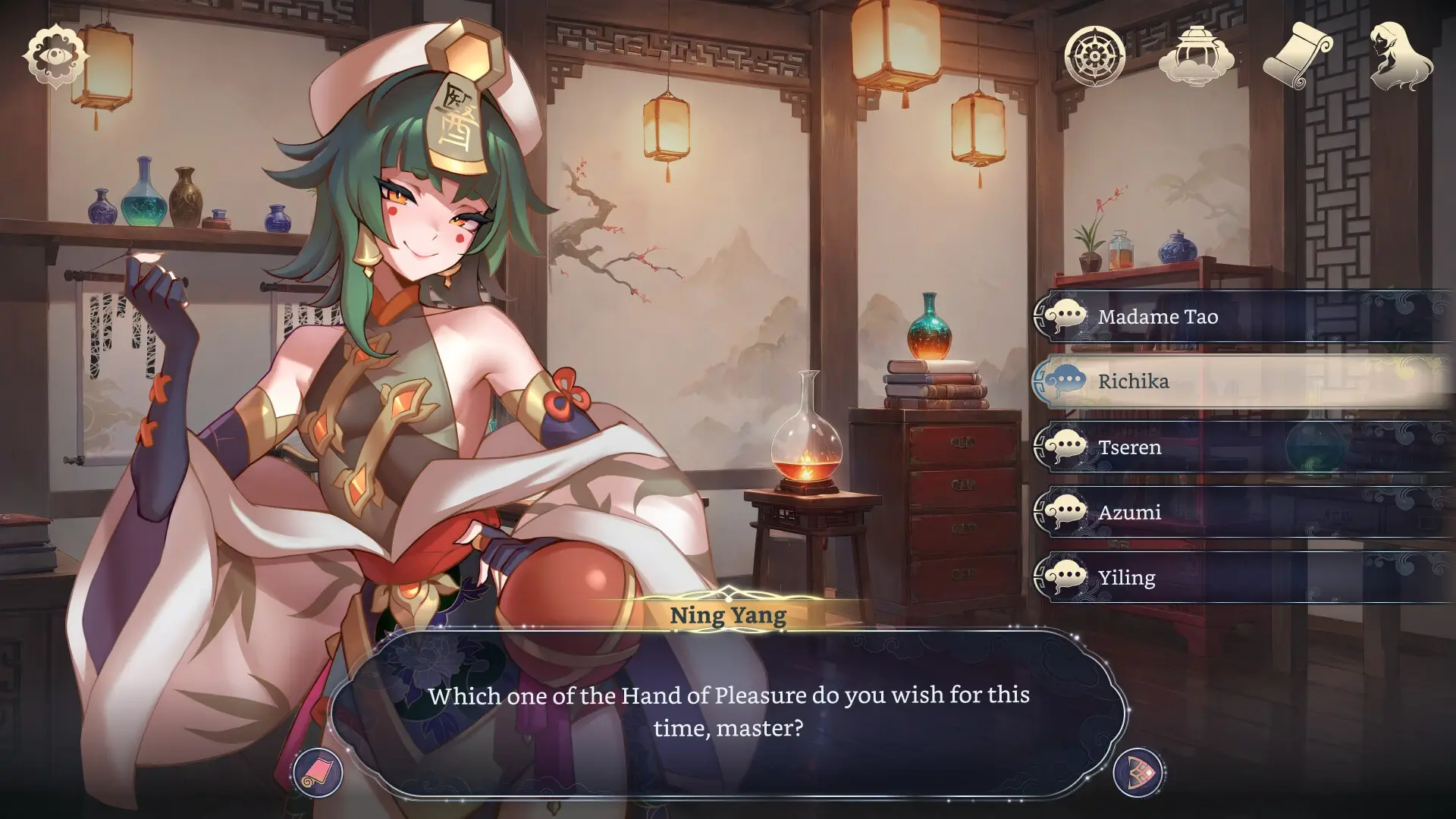 Harem Fantasy gameplay screenshot 10 (Ren'Py adult game) by Sweet buns – free download