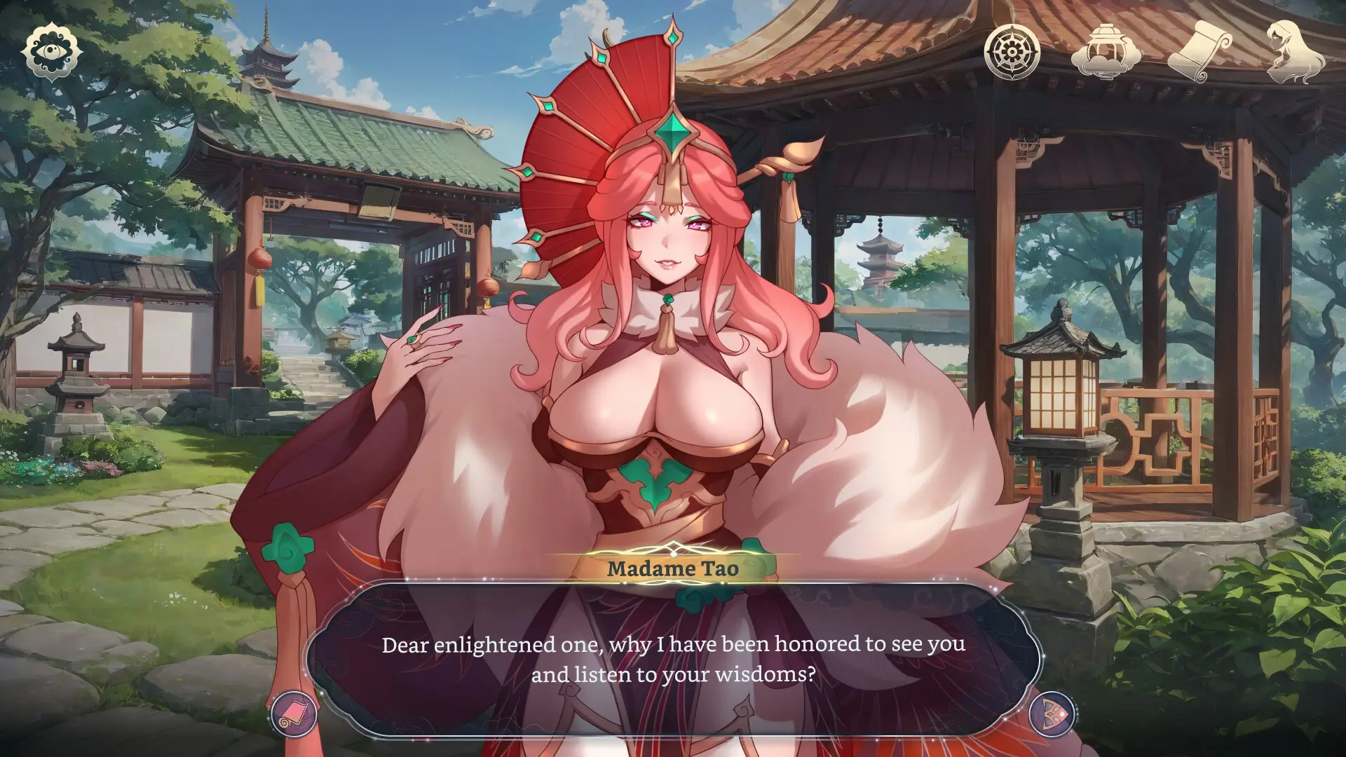 Harem Fantasy gameplay screenshot 16 (Ren'Py adult game) by Sweet buns – free download
