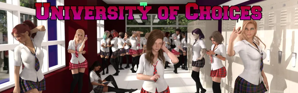 University of Choices gameplay screenshot 1 (Ren'Py adult game) by French Pie – free download