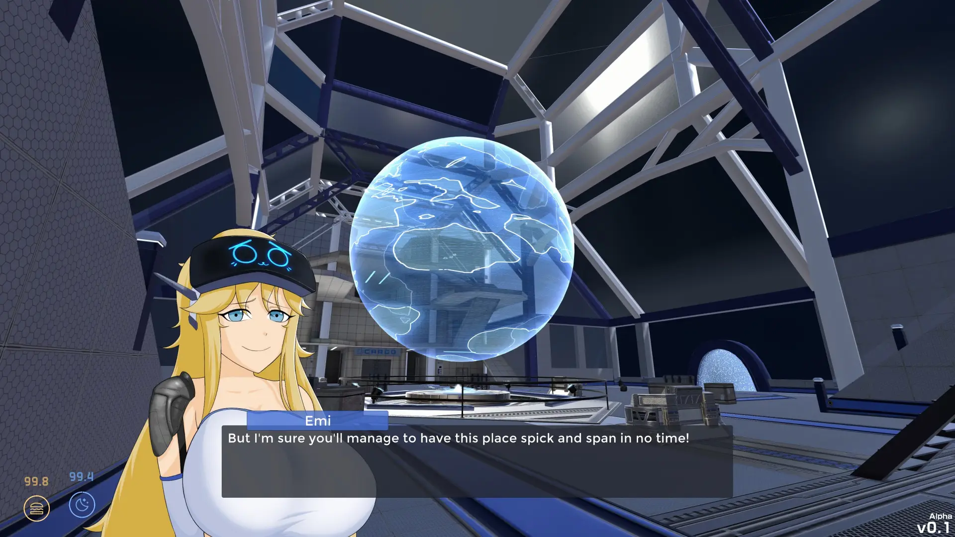 Crush Corp gameplay screenshot 1 (Ren'Py adult game) by HeavenlySize – free download