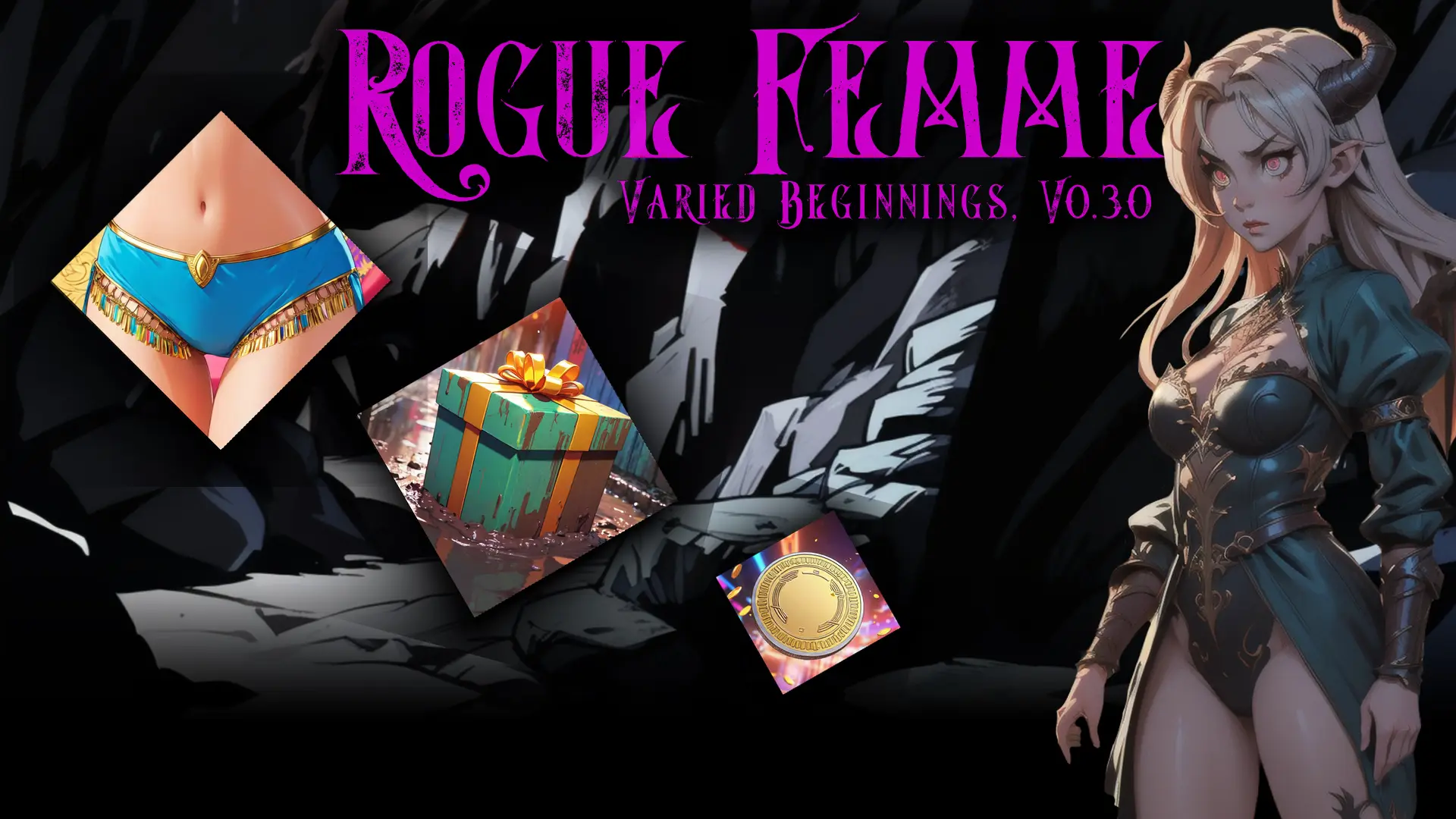 Rogue Femme gameplay screenshot 7 (Ren'Py adult game) by Banana Stroke – free download