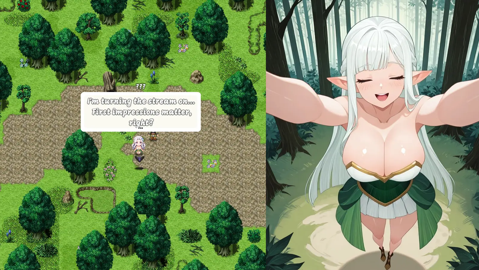 NTR Tales – The Elf Next Stream gameplay screenshot 6 (Ren'Py adult game) by Naughty Arcade Studio – free download