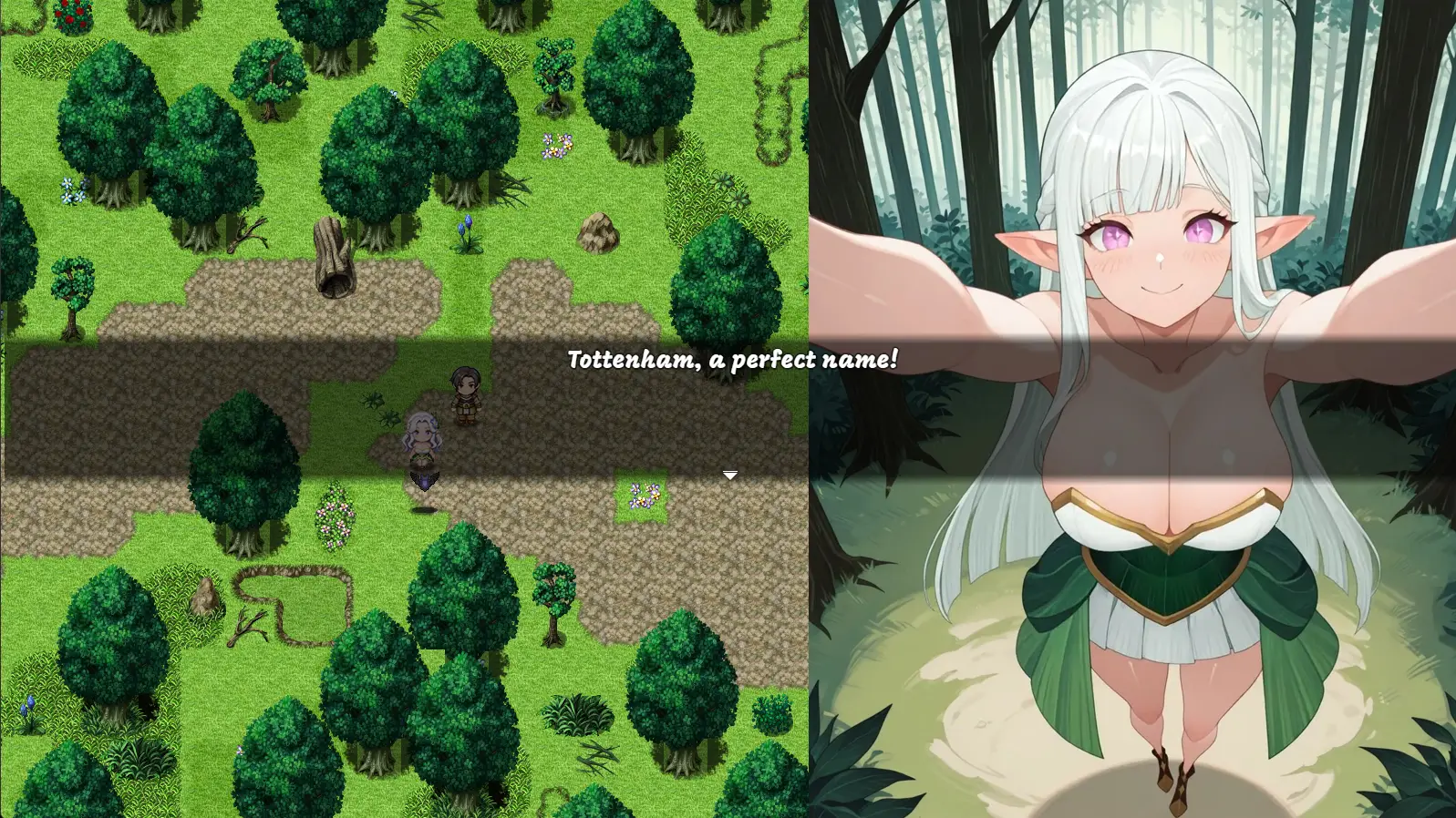NTR Tales – The Elf Next Stream gameplay screenshot 8 (Ren'Py adult game) by Naughty Arcade Studio – free download