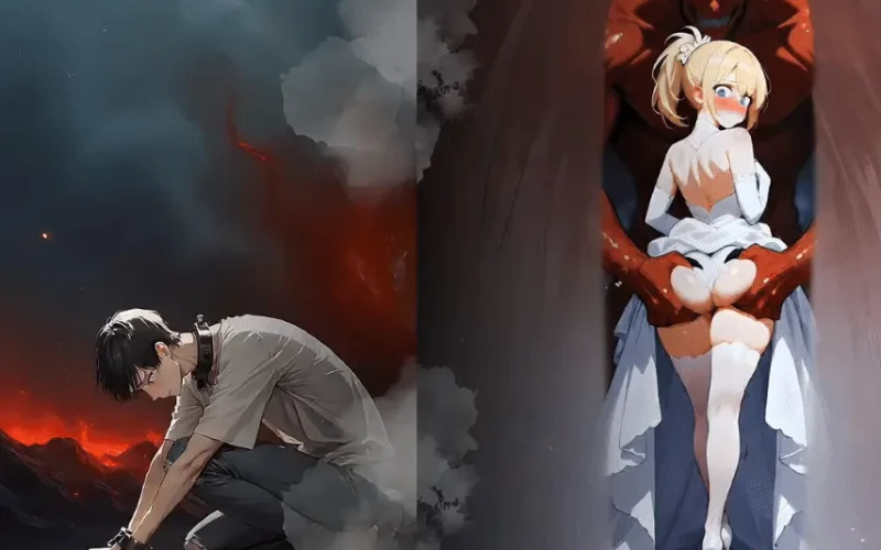Heavenly Vows, Hellish Temptations cover 0.10.0 – Ren'Py adult game by PureAngstVNstudio free download