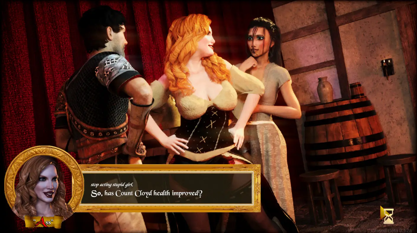 Battle for Luvia: Armored Romance gameplay screenshot 4 (Ren'Py adult game) by Seventh Vixen – free download