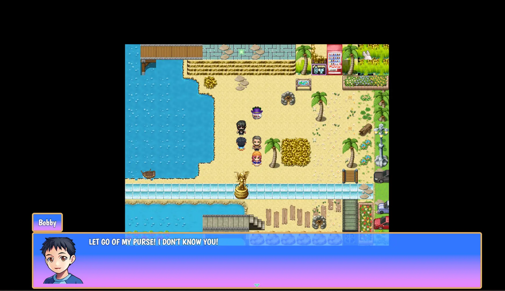 In the Bag gameplay screenshot 1 (Ren'Py adult game) by The Magical Gurl – free download