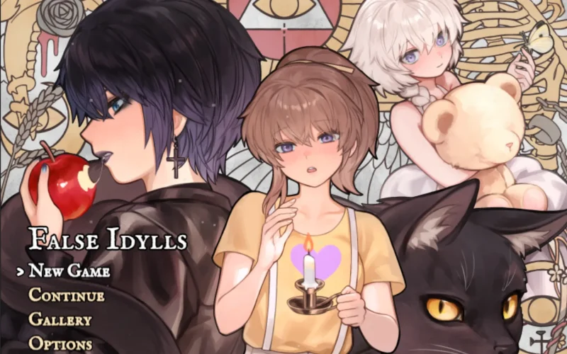 False Idylls cover 0.4.4 – Ren'Py adult game by Norza free download