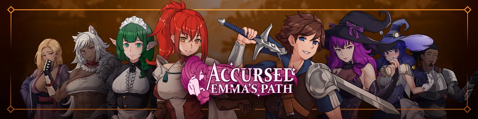 Accursed: Emma’s Path cover 0.2.27b RC - Public – Ren'Py adult game by MegaloDEV free download