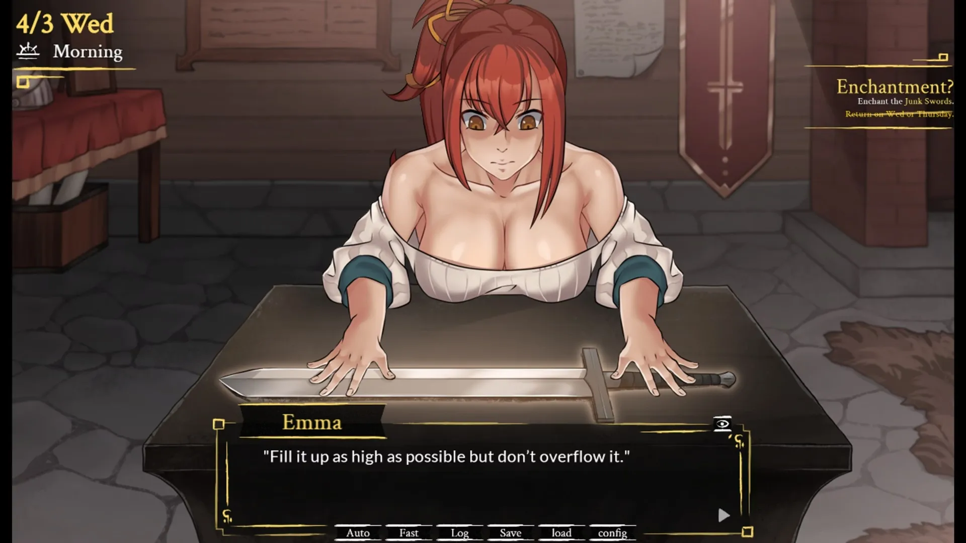 Accursed: Emma’s Path gameplay screenshot 8 (Ren'Py adult game) by MegaloDEV – free download