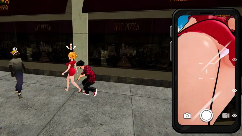 Sneak-A-Snap gameplay screenshot 1 (Ren'Py adult game) by Lewdonymous – free download