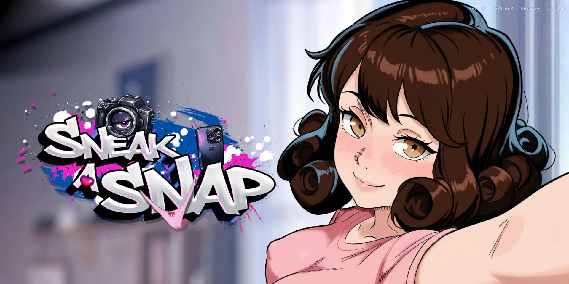 Sneak-A-Snap cover 0.2.1 – Ren'Py adult game by Lewdonymous free download
