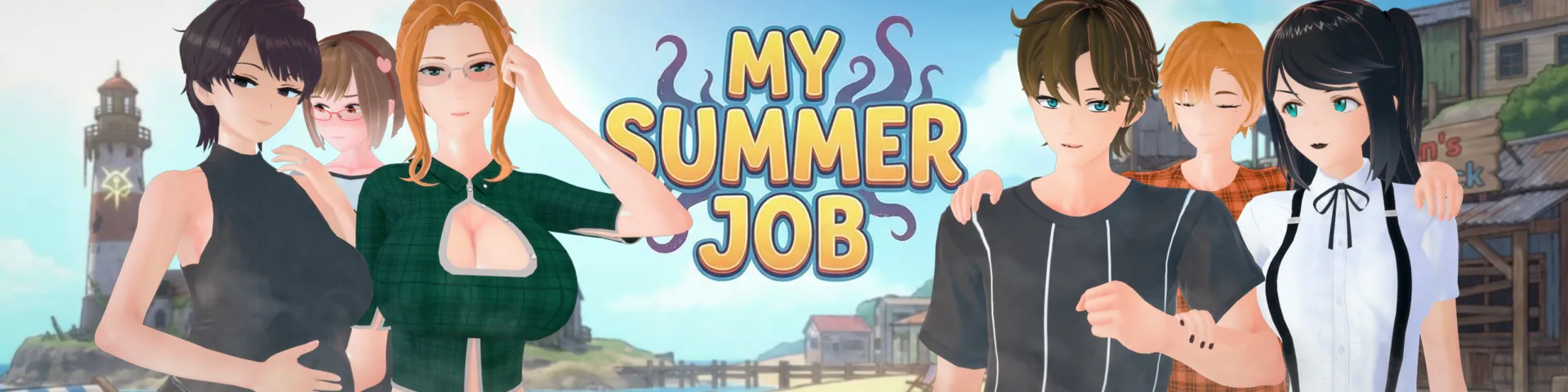 My Summer Job gameplay screenshot 6 (Ren'Py adult game) by Rose Games – free download
