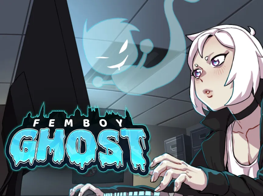Femboy Ghost cover 0.3 Full – Godot adult game by Strange Girl free download