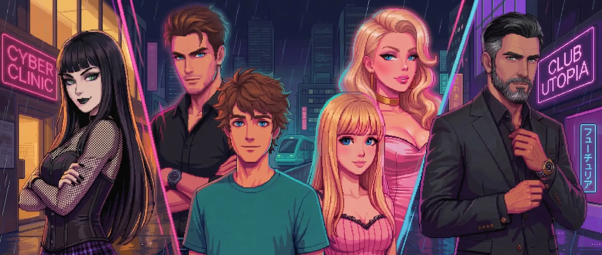 Lustline Utopia cover 0.5.1 Alpha Patreon – HTML adult game by Pixelrotdev free download